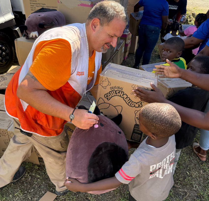 World Vision distributes toys to children in Jamaica impacted by Hurricane Melissa