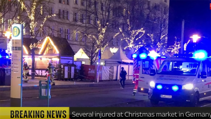 At least 2 killed, dozens injured in Christmas market attack in Germany