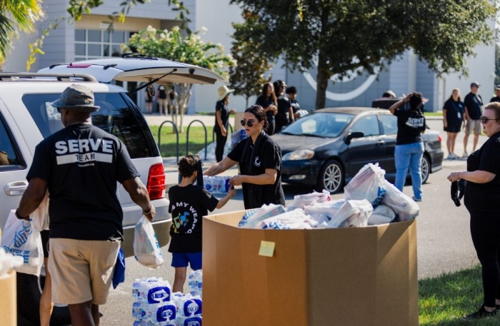 'Our faith in action': Florida megachurch to giveaway 3K bags of groceries
