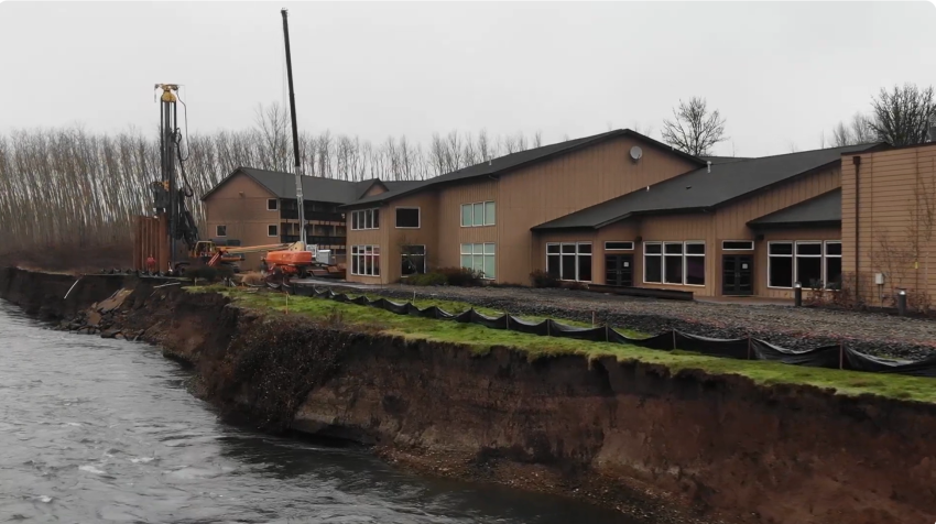 Life Bible Church seeking help to raise $2.3M to save property from being washed away by Willamette River